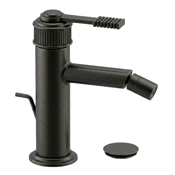 Смеситель для биде Remer Atelier AL20GM, оружейная сталь PVD