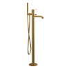 Смеситель для ванны Remer Atelier AL08BG, золото брашированное