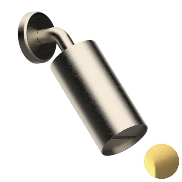 Верхний душ настенный Daniel Steel SS2A578LPCA, латунь брашированная PVD