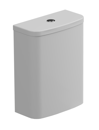 Бачок для напольного унитаза с механизмом смыва GSG Ceramic Design Like LKCIMBL000 + ACS82, белый глянцевый