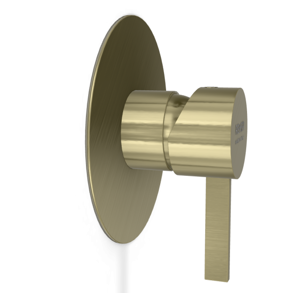 Смеситель для душа Remer Metrica MC30LCH, шампань брашированная PVD