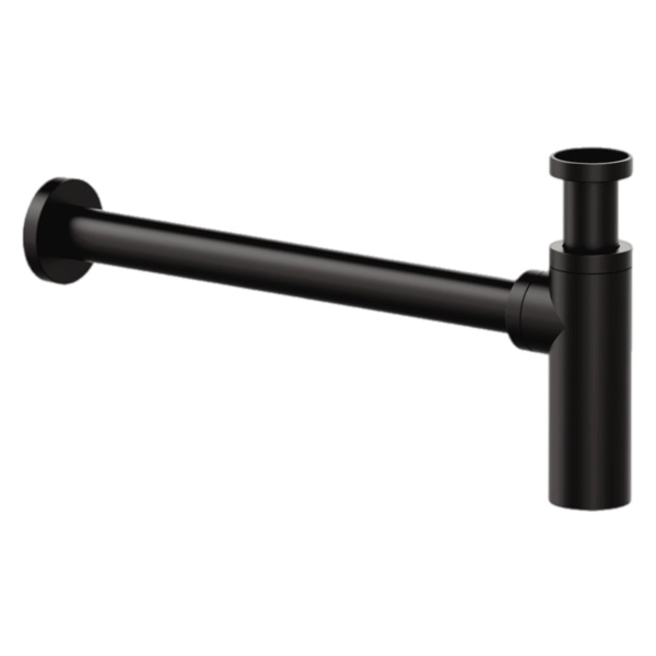 Сифон 1”1/4 Daniel A75011415, чёрный матовый