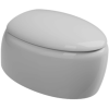 Подвесной унитаз с крышкой и креплением GSG Ceramic Design Touch RUTOWCSETSOSC000FI, белый глянцевый