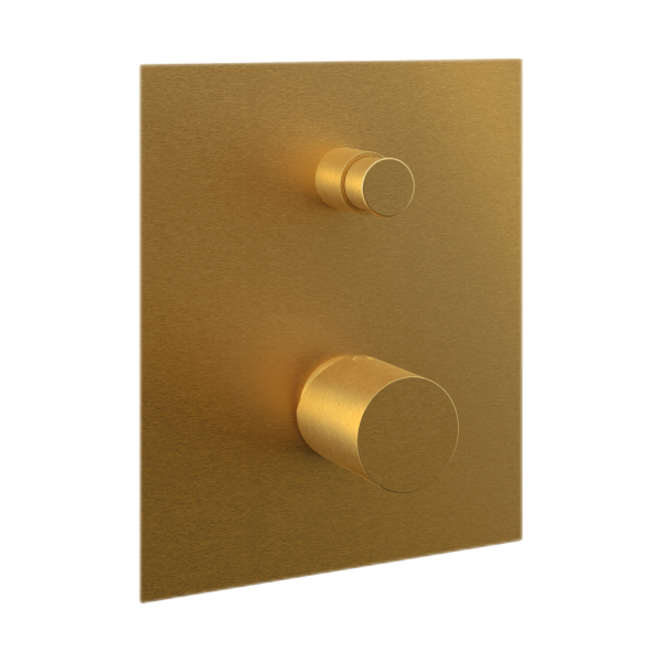 Смеситель для душа Remer Edge EG509BG, золото брашированное