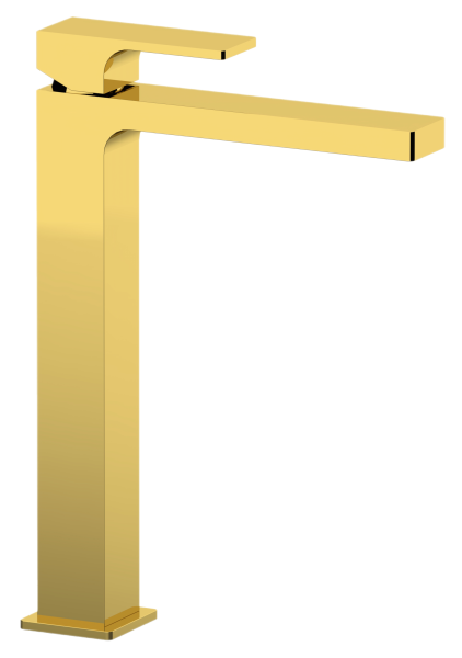 Смеситель для раковины Remer Absolute AU11LDO, золото глянцевое