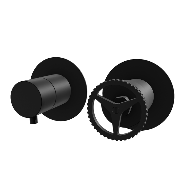 Смеситель для душа Remer Chrono CH93ZPWBNO, черный матовый