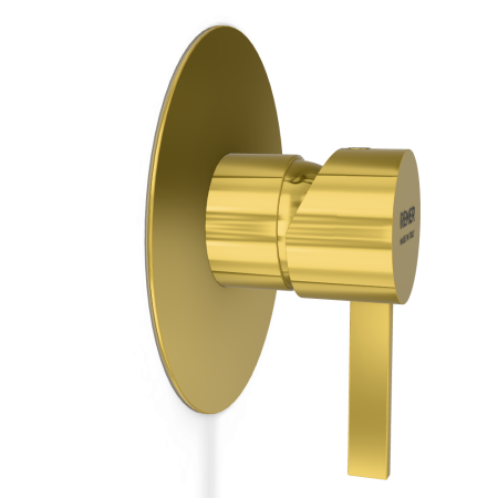 Смеситель для душа Remer Metrica MC30LDO, золото глянцевое