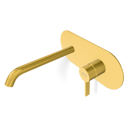 Смеситель для раковины Remer Metrica MC15LWBBG, золото брашированное