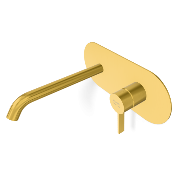 Смеситель для раковины Remer Metrica MC15LWBBG, золото брашированное