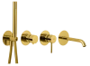 Смеситель для ванны Remer X Style X96S03ROXXDO, золото глянцевое