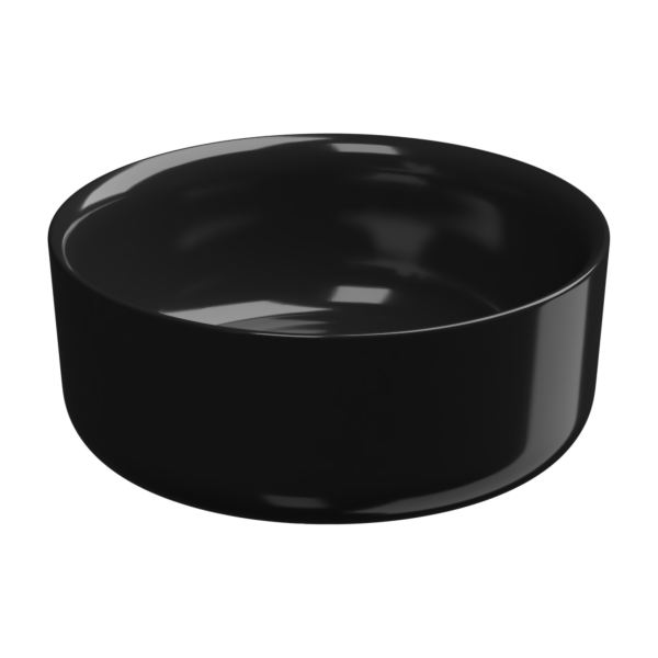 Раковина накладная 42 см GSG Ceramic Design Hit! HILAVRO42002, черный глянцевый