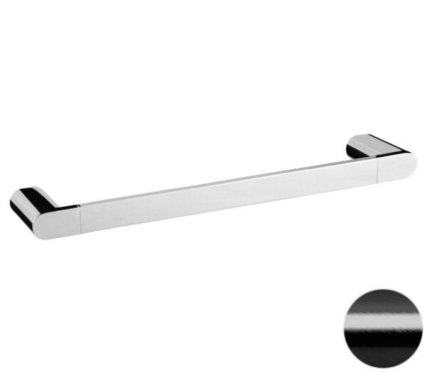 Полотенцедержатель 40 см Remer Lounge LN40СFP, черный брашированный хром