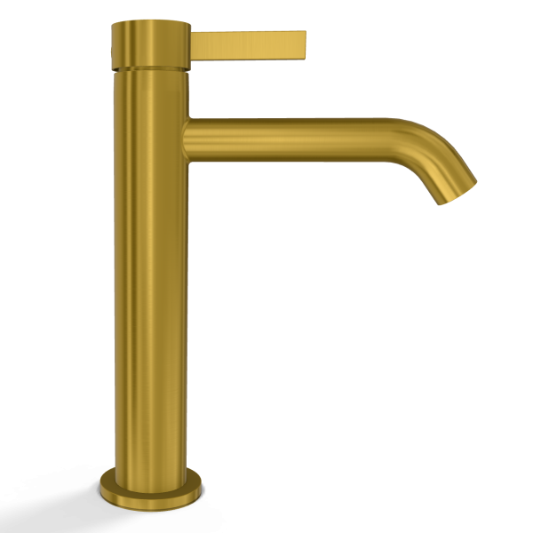 Смеситель для раковины Remer Metrica MC12ABG, золото брашированное