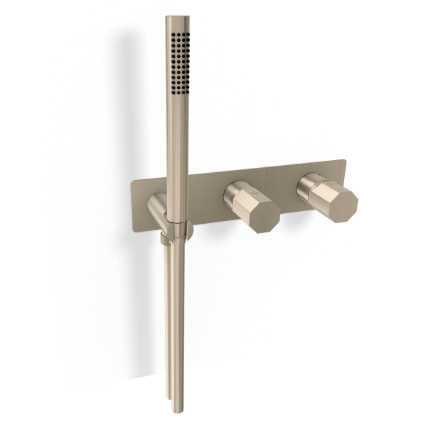 Смеситель для душа Remer Ottagono ON97D2WBXV, сталь