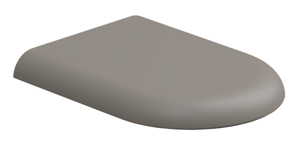 Крышка с сиденьем для подвесного унитаза с микролифтом GSG Ceramic Design Petra PECOPRTICR030, Cashmere Matt