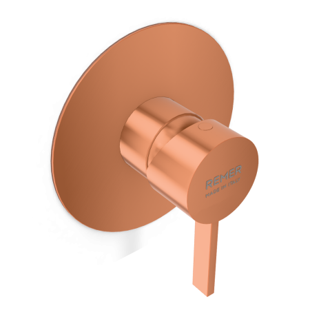 Смеситель для душа Remer Metrica MC30LRP, медь брашированная