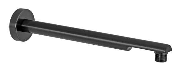 Кронштейн для верхнего душа 30 см Remer 348N30CFP, черный брашированный хром