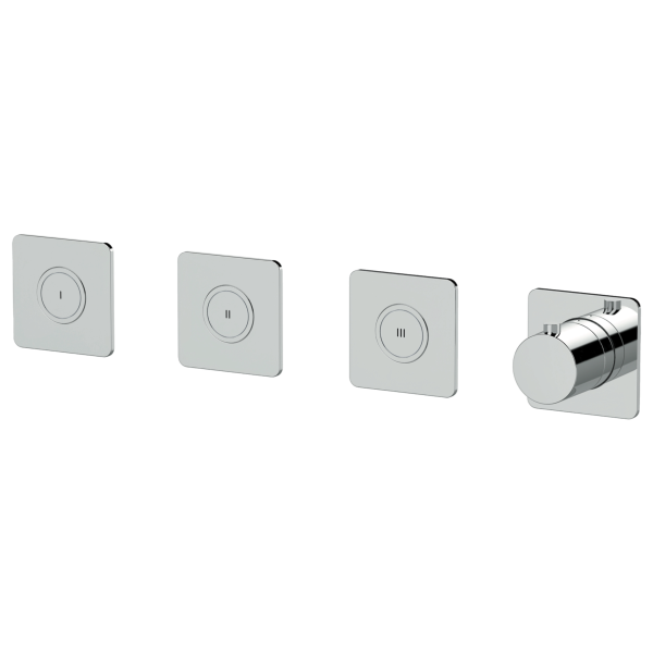 Смеситель термостатический для душа Remer X Style X99QD3PKB