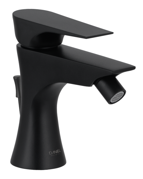 Смеситель для биде Daniel Diva DV60415, чёрный матовый