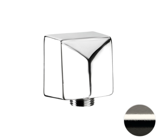 Шланговое подключение для душа Remer 309SNP, никель брашированный