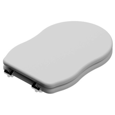 Крышка с сиденьем для подвесного унитаза с микролифтом GSG Ceramic Design Time TICOPRCCCR001, белый матовый