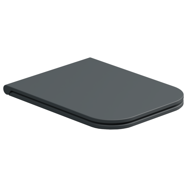 Крышка с сиденьем для подвесного унитаза с микролифтом GSG Ceramic Design Brio BRCOPRSLTICR028, Ebano Matt