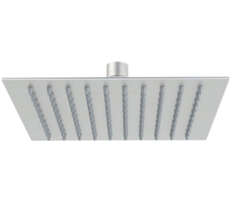 Верхний душ с шарнирным соединением 30 см Remer INOX SS357UFS30X, нержавеющая сталь