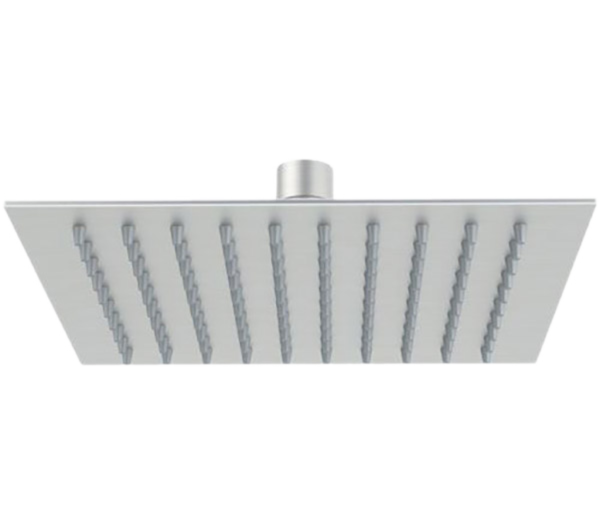 Верхний душ с шарнирным соединением 25 см Remer INOX SS357UFS25X, нержавеющая сталь