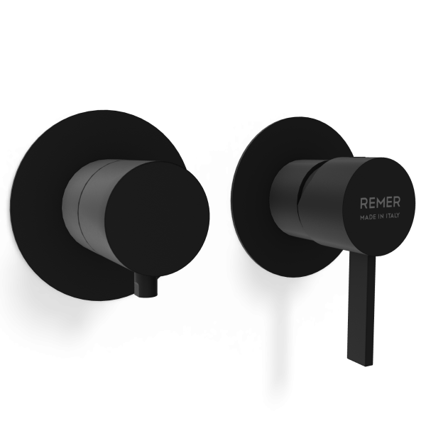 Смеситель для душа Remer Metrica MC93ZPWBNO, черный матовый