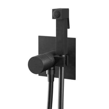 Гигиенический душ со смесителем Remer Edge EG565CFP, черный брашированный хром