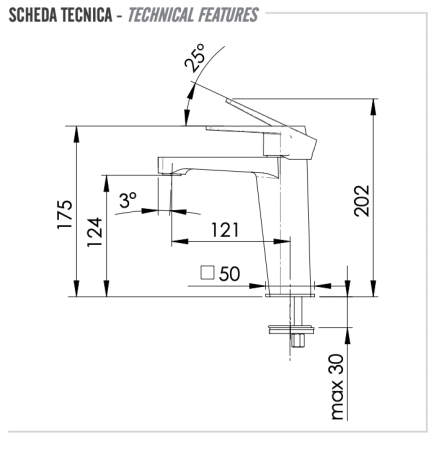 Смеситель для раковины Remer Dream D12