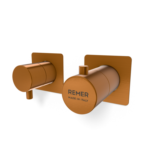 Смеситель для душа Remer X Style XT93ZQPWBCU, медь брашированная PVD