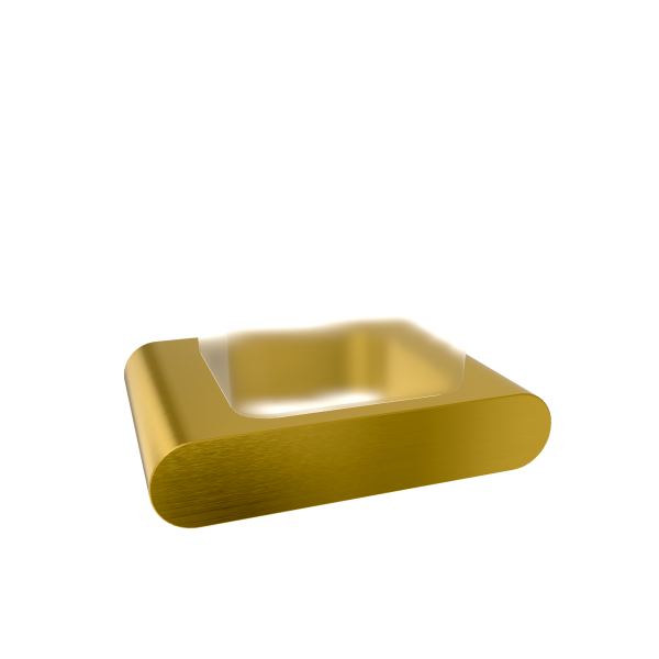 Стакан Remer Lounge LN15HS, латунь брашированная PVD