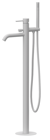 Смеситель для ванны Remer X Style X08BO, белый матовый