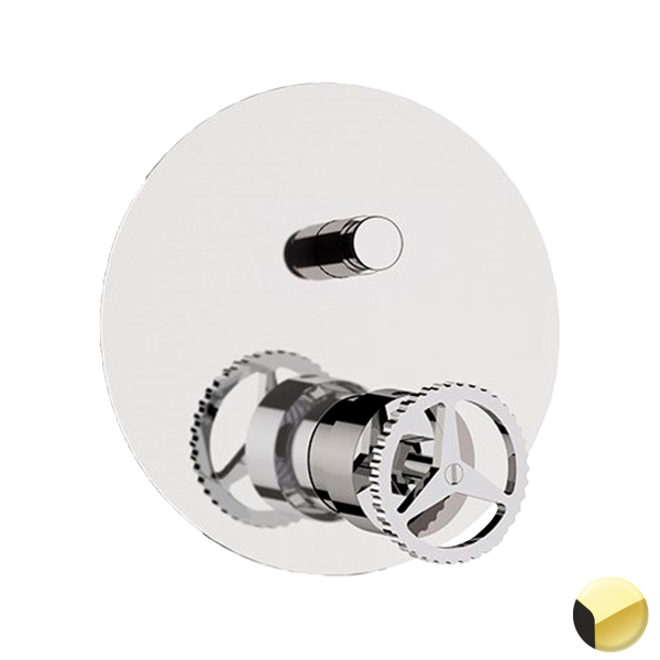 Смеситель для душа Remer Chrono CH09KBDO, золото глянцевое