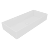 Раковина накладная 80х35,5 см GSG Ceramic Design Box BXLA80000, белый глянцевый