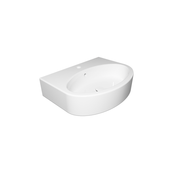 Раковина подвесная 60х44 см GSG Ceramic Design Like LKLAVBW60000, белый глянцевый