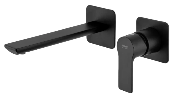 Смеситель для раковины Remer Energy EY15PLNO, черный матовый