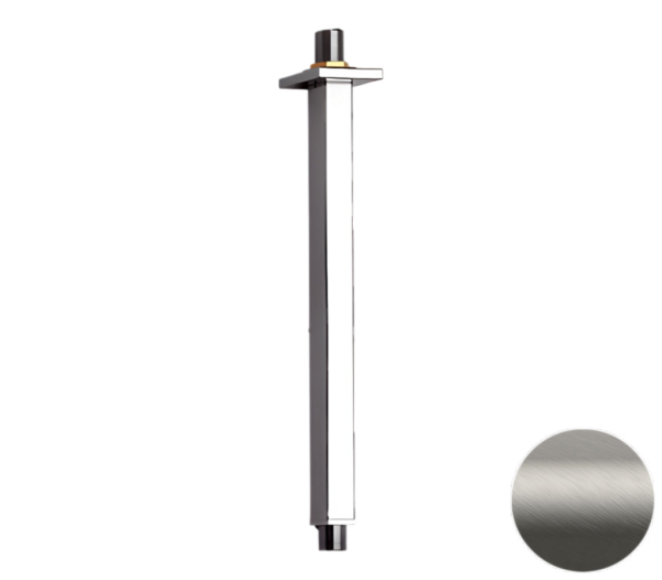 Кронштейн потолочный для верхнего душа 30 см Remer 347S30NPO, никель матовый брашированный