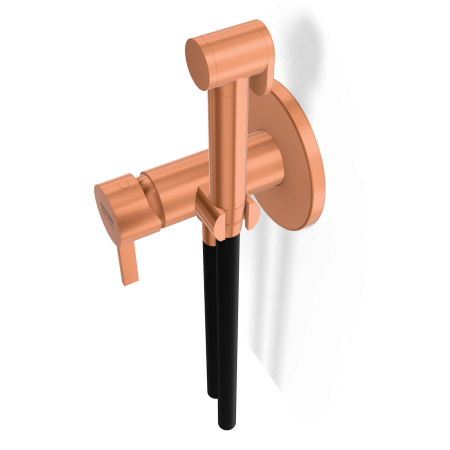 Гигиенический душ со смесителем Remer Metrica MC65WRP, медь брашированная