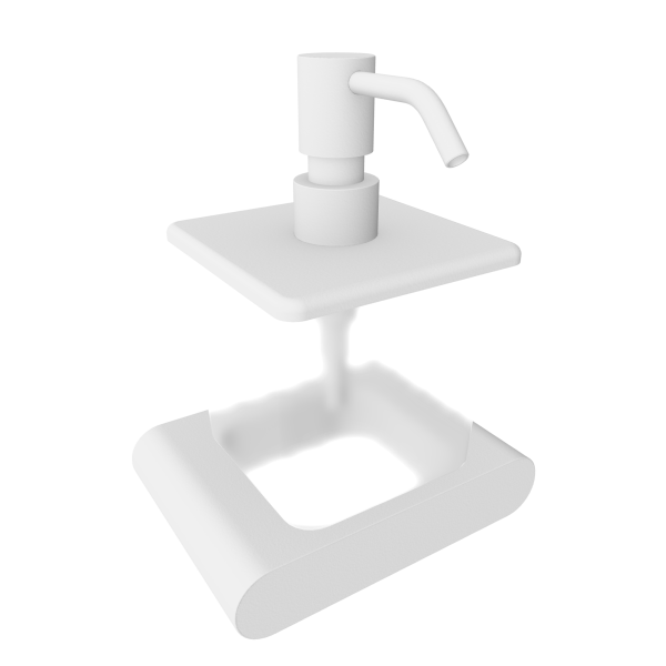 Дозатор Remer Lounge LN13BO, белый матовый