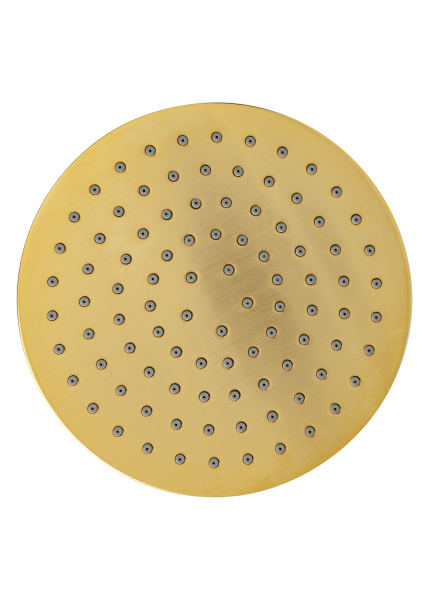 Верхний душ с шарнирным соединением 20 см Mariani B22STB0120, золото брашированное