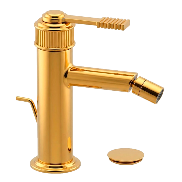 Смеситель для биде Remer Atelier AL20GP, золото глянцевое PVD