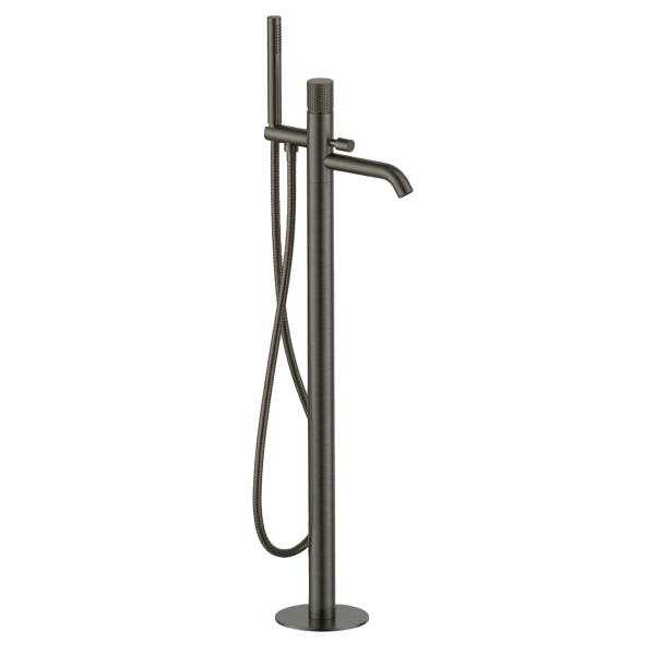 Смеситель для ванны Remer Celebrity CEC08GM, оружейная сталь PVD