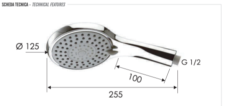 Ручной душ Remer 318DKX