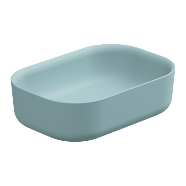 Раковина накладная 60x42 см GSG Ceramic Design Hit! HILAVRE60037, Ice Matt