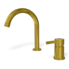 Смеситель для раковины Remer Metrica MC57GP, золото глянцевое PVD