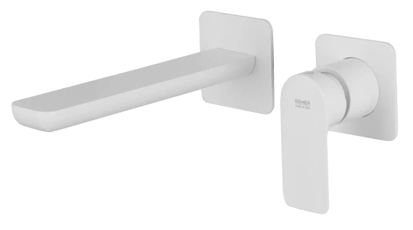 Смеситель для раковины Remer Infinity I15PLBO, белый матовый