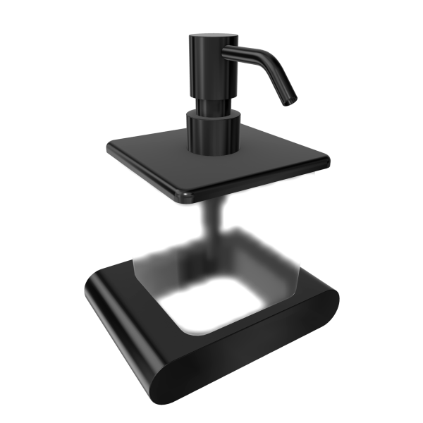 Дозатор Remer Lounge LN13СFP, черный брашированный хром