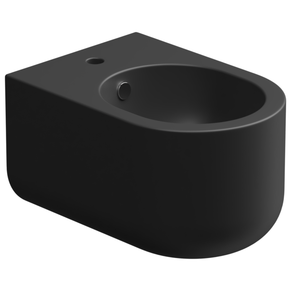 Биде подвесное GSG Ceramic Design Petra PEBISO003, черный матовый